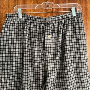 Men’s Black & Gray Pajama Pants